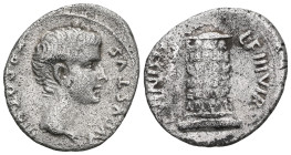 Roman Imperial
Augustus. L. Vinicius L.F. Denarius. 16 BC. Rome. (Rsc-541/2). (Ffc-332). (Ric-361). (Cal-1385). Anv.: AVGVSTVS TR. POT. VIII. bare he...