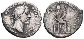 ROMAN IMPERIAL 
Antoninus Pius (138-161) Denarius 156-157 Rome Av.: ANTONINVS AVG - PIVS P P IMP II, laureated head to the right. Rev.: TR POT XX - C...