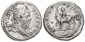 ROMAN IMPERIAL 
Septimius Severus (193-211) Denarius 207 Rome Av.: SEVERVS - PIVS AVG, laureated head to the right. Rev.: P M TR P XV - COS III P P, ...