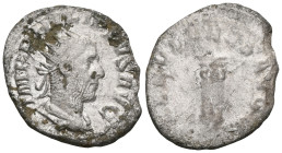 Philip I Arabs, 244-249,
Antoninian, Rome, 248, Obv.: IMP PHILIPPVS AVG, draped bust with radiant crown to the right, Rev.: SAECVLARES AVGG, column, ...