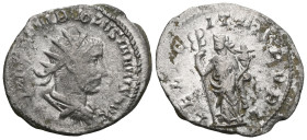 Roman Imperial 
Volusianus (251-253) - AR Antoninianus (Rome AD 253) AR.

Weight:2,3 gr
Diameter:22,7 mm