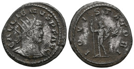 Roman Imperial
Gallienus, 253-268. Antoninianus (Billon) Antioch, 263-264. GALLIENVS PF AVG Radiate and draped bust of Gallienus right. Rev. IOVI STA...