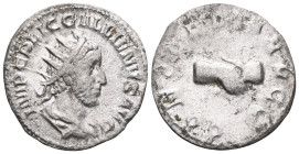 Roman Imperial
Gallienus. Antoninianus. 253-254 AD. Rome. (Ric-131). (Mir-13t). Anv.: IMP C P LIC GALLIENVS AVG Radiate, draped and cuirassed bust ri...