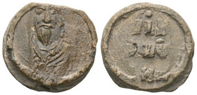 Byzantine Lead Seals, 7th - 13th Centuries.

Weight:5,1 gr
Diameter:17,2 mm