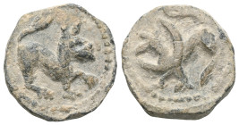 ROME. 1st-3rd century AD. PB 

Weight:4,3 gr
Diameter:14,9 mm