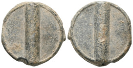 Byzantine Lead Seals, 7th - 13th Centuries.

Weight:6,5 gr
Diameter:22,3 mm