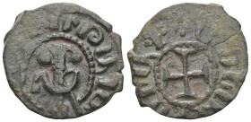Armenia, Cilician Armenia. Royal. Levon V, AE, Pogh (Bronze, 0.80 g. 16 mm.) 1374-1393 AD. Armenia, Cilician Armenia. Royal. Levon V, AE, Pogh (Bronze...