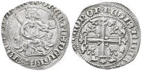 ITALY, Napoli (Regno). Roberto I il Saggio (the Wise) d'Angiò. 1309-1343. AR Gigliato . Napoli (Naples) mint. Struck circa 1309-1317. Roberto seated f...