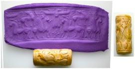 Mesopotamia . 1988-1971 BC , Limestone
From a Mcdowel families collection, formed before 2005.
Weight:46,9 gr
Diameter:51 mm