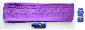 Mesopotamia , 1840-1810 BC , Lapis Lazuli Stone Pendant
From a Mcdowel families collection, formed before 2005.
Weight:7,5 gr
Diameter:27,7 mm