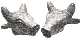 ANCIENT ROMAN SILVER BULL HEAD . (3rd-4th century).AR. Very Fine.

Weight:10 gr
Diameter:18,4 mm