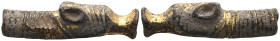 ANCIENT ROMAN BRONZE PIG`S HEAD . (3rd-4th century).AE. Very Fine.

Weight:17 gr
Diameter:41,4 mm