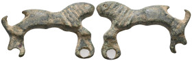 ANCIENT ROMAN BRONZE ANIMAL FIGURINE . (3rd-4th century).AE. Very Fine.

Weight:8,7 gr
Diameter:35,2 mm
