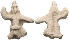 ANCIENT GREEK LEAD FIGURINE.Pb.

Weight:29 gr
Diameter:39,3 mm
