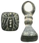 ANCIENT BYZANTINE EMPIRE BRONZE STAMP . ( 8th - 10 th century ) .Ae

Weight:5,3 gr
Diameter:24,6 mm