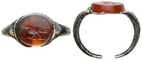ANCIENT ROMAN SILVER RING.(3rd–4th centuries).AR.

Weight:1,7 gr
Diameter:19,2 mm