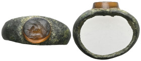 ANCIENT ROMAN BRONZE RING.(3rd–4th centuries).Ae.

Weight:3,6 gr
Diameter:22,4 mm