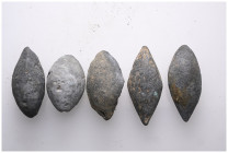 GROUP OF ANCIENT ROMAN BRONZE OBJECTS.