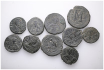 ANCIENT BRONZE COINS.SOLD AS SEEN.NO RETURN.