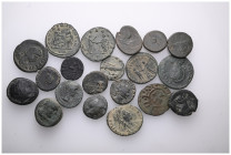 ANCIENT BRONZE COINS.SOLD AS SEEN.NO RETURN.