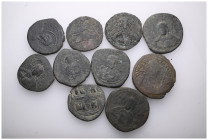 ANCIENT BRONZE COINS.SOLD AS SEEN.NO RETURN.