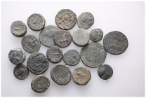 ANCIENT BRONZE COINS.SOLD AS SEEN.NO RETURN.