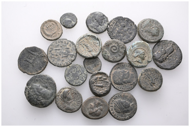 ANCIENT BRONZE COINS.SOLD AS SEEN.NO RETURN.