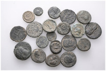 ANCIENT BRONZE COINS.SOLD AS SEEN.NO RETURN.