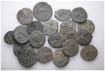 ANCIENT BRONZE COINS.SOLD AS SEEN.NO RETURN.