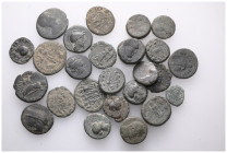 ANCIENT BRONZE COINS.SOLD AS SEEN.NO RETURN.