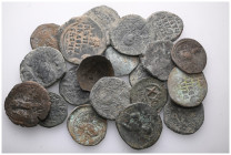 ANCIENT BRONZE COINS.SOLD AS SEEN.NO RETURN.