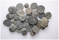 ANCIENT BRONZE COINS.SOLD AS SEEN.NO RETURN.