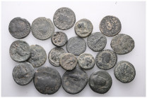 ANCIENT BRONZE COINS.SOLD AS SEEN.NO RETURN.