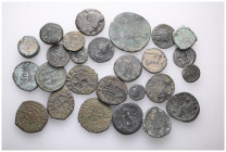 ANCIENT BRONZE COINS.SOLD AS SEEN.NO RETURN.