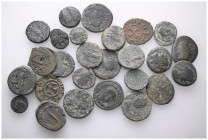 ANCIENT BRONZE COINS.SOLD AS SEEN.NO RETURN.