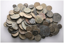 ANCIENT BRONZE COINS.SOLD AS SEEN.NO RETURN. ( 100 PIECE)