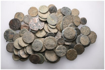 ANCIENT BRONZE COINS.SOLD AS SEEN.NO RETURN. ( 100 PIECE)