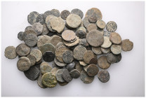 ANCIENT BRONZE COINS.SOLD AS SEEN.NO RETURN. ( 100 PIECE)