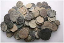 ANCIENT BRONZE COINS.SOLD AS SEEN.NO RETURN. ( 100 PIECE)