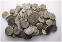 ANCIENT BRONZE COINS.SOLD AS SEEN.NO RETURN. ( 100 PIECE)
