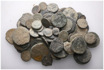 ANCIENT BRONZE COINS.SOLD AS SEEN.NO RETURN. ( 100 PIECE)