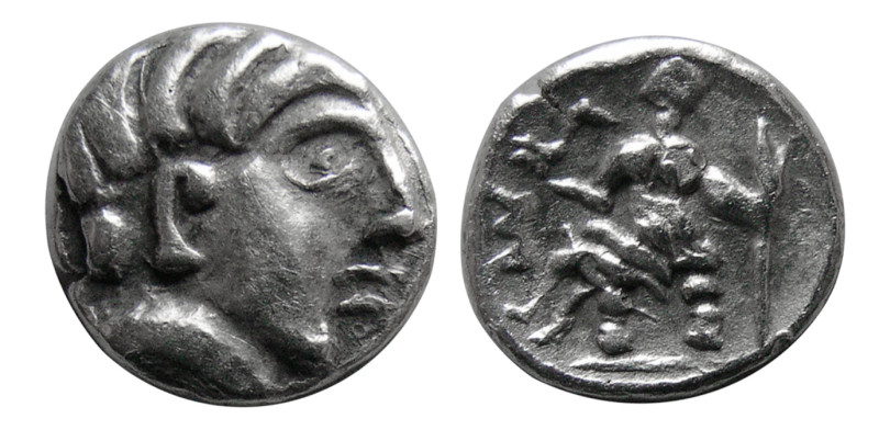 ARABIA, Imitating Alexander III ‘the Great’. 336-323 BC. AR Obol (0.98 gm; 10 mm...