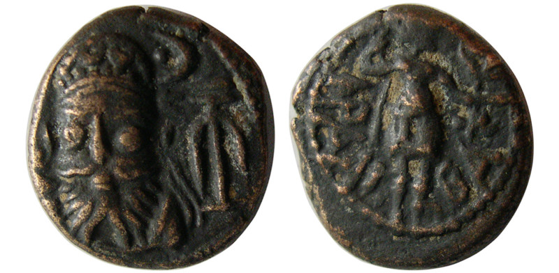 KINGS of ELYMAIS, Phraates. Early-mid 2nd century AD. Æ Drachm (3.34 gm; 15 mm)....