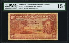 Bahamas Bahamas Government 10 Shillings 1919 (ND 1930) Pick 6 PMG Choice Fine 15 Net. A very rare note in any grade, and significantly more difficult ...
