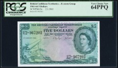 British Caribbean Territories Currency Board 5 Dollars 2.1.1963 Pick 9c PCGS Very Choice New 64PPQ. A beautiful banknote, and especially pleasing and ...