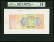 Hamilton, ON- Bank of Hamilton $25 1922 Ch.# 345-22-06 Printer's Progressive Color Tint Book of 5 Pages PMG Choice About Unc 58 EPQ (5). Five pages of...