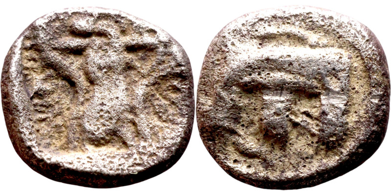 Uncertain greek silver coin ( VI - I Century BC)

 9mm 0.79g