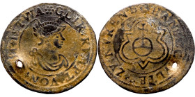 Middle Ages (X-XV century) Bronze Coin

 22mm1.35g