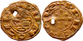 Middle Ages (X-XV century) Bronze Coin

 17mm 1.09g