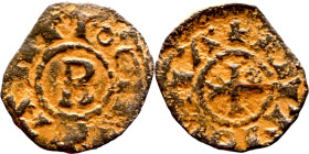 Middle Ages (X-XV century) Bronze Coin

 16mm 1.06g

 Artificial sand patina